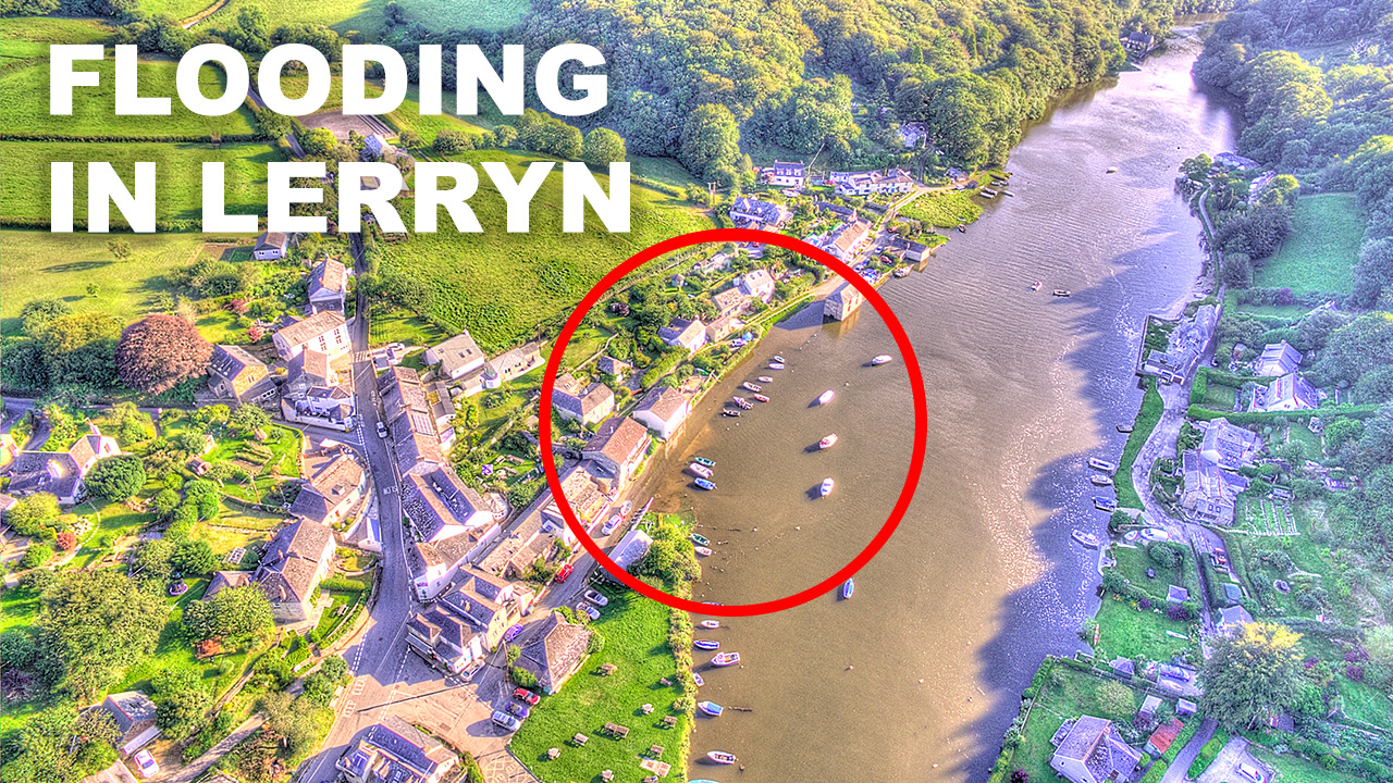 Flooding in Cornwall - Lerryn