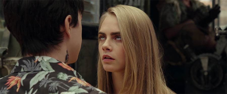 Cara Delevingne Mid Eye-Roll Valerian and the City of a Thousand Planets
