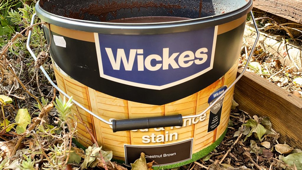 wickes chestnut brown fence paint