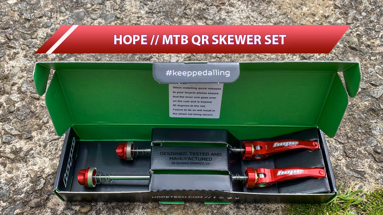 Hope Steel Rod MTB Quick Release Skewer Set