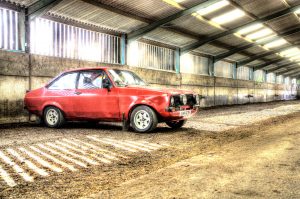 Top Rally Competitors Favour the Ford Escort Mk ii pictured here at the Polyroof P.K. Memorial Rally at the Rhug Estate Organic Farm – 23rd / 24th June 2018.