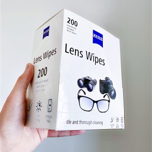 200 Carl Zeiss Lens Wipes in Box