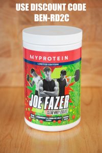 MyProtein Voucher Code for Joe Fazer Clear Whey Strawberry and Lemon