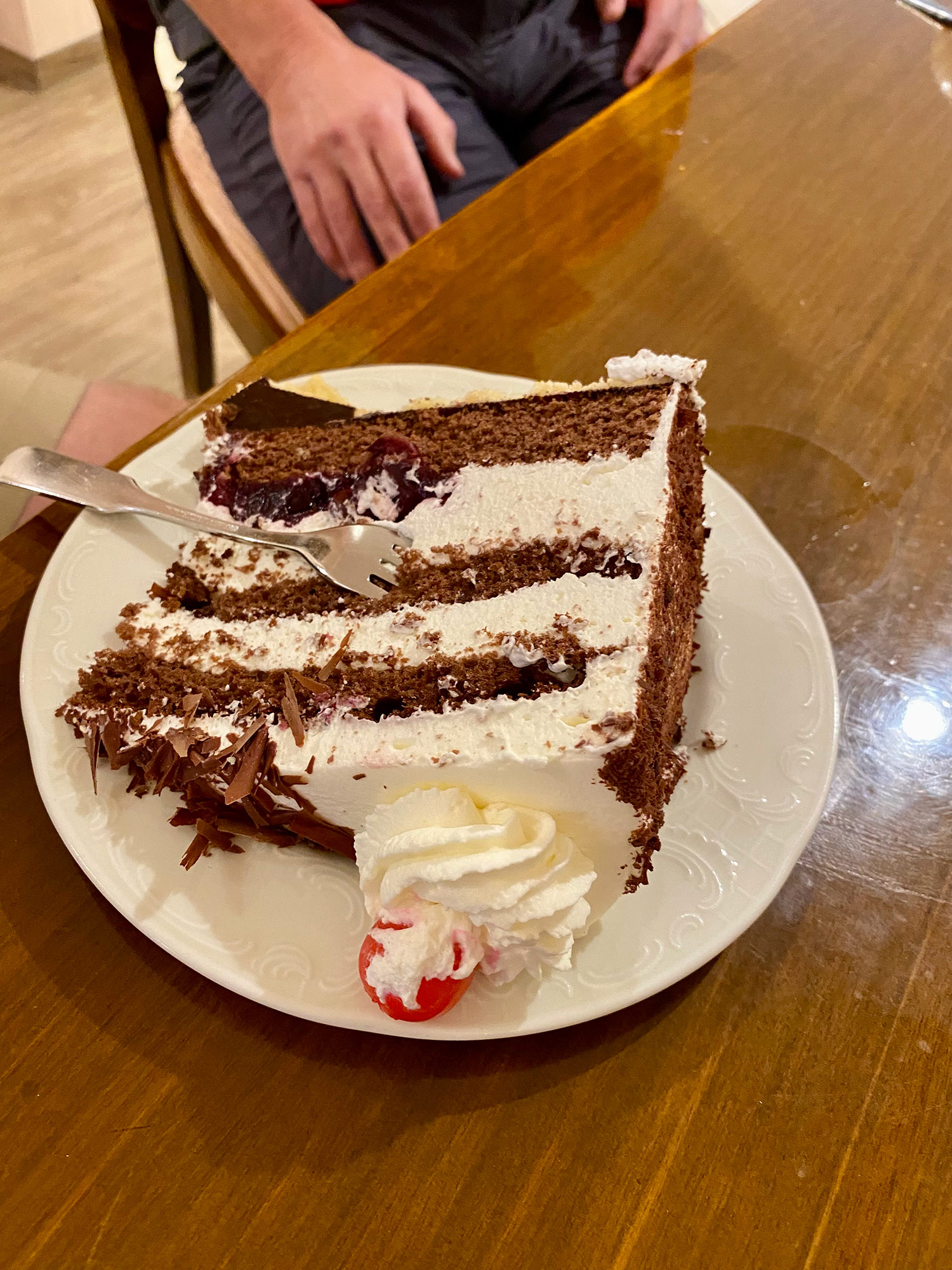 Black Forest Gateaux in Triberg, Germany