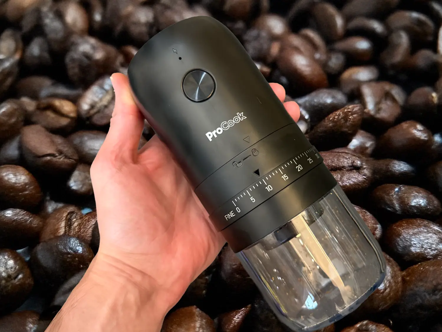 ProCook Rechargeable Adjustable Coffee Grinder Review Image